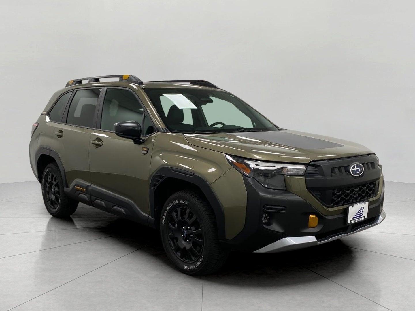 2026 Subaru Forester Wilderness CVT in Autumn Green Metallic — front three-quarter view